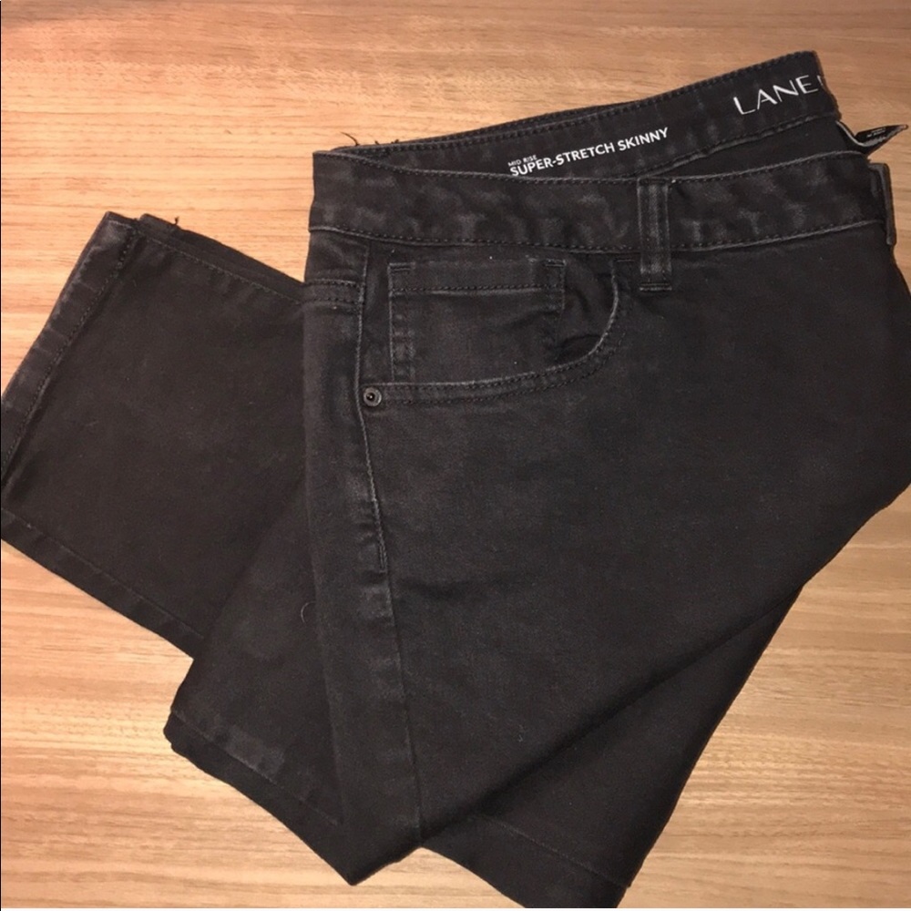 LB black skinny jeans